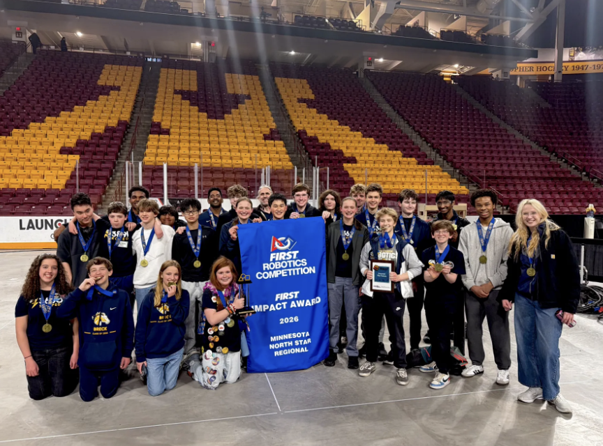 Breck Stampede Robotics Heads to World Championships after Winning the FIRST Impact Awards